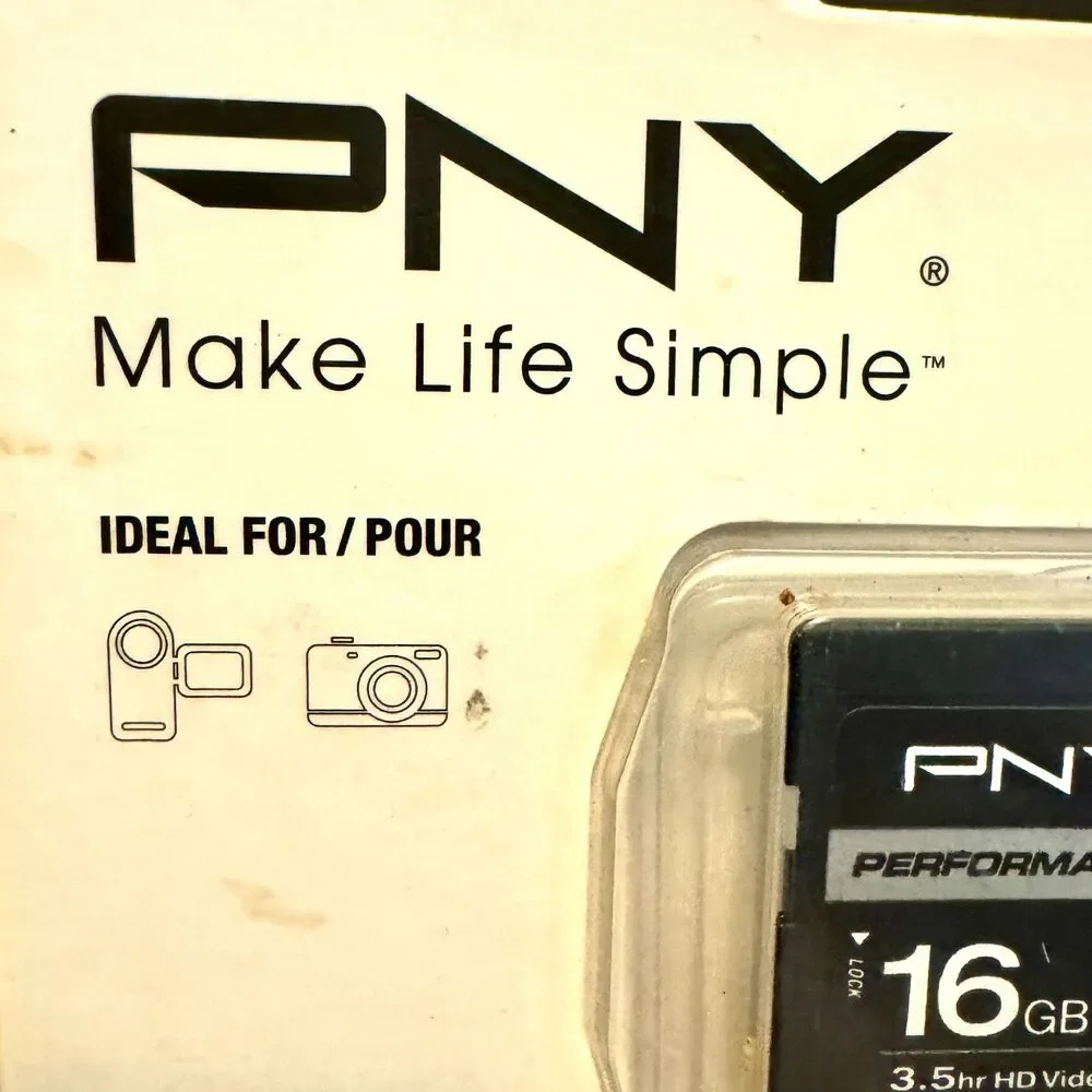 5/$25 PNY 16 GB SD Card NWT NIP